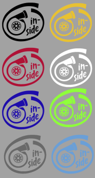 Aufkleber Turbolader inside